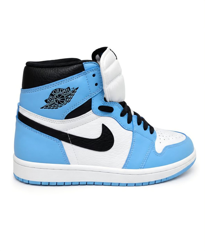 کفش ساقبلند اسپرت مشکی سفید قرمز مدل Air Jordan 1